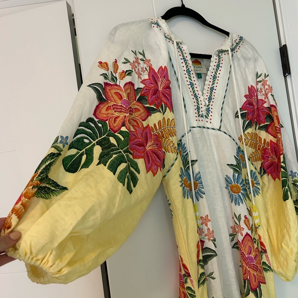 FARM Rio Vibrant Floral Maxi Dress size small - Picture 8 of 9